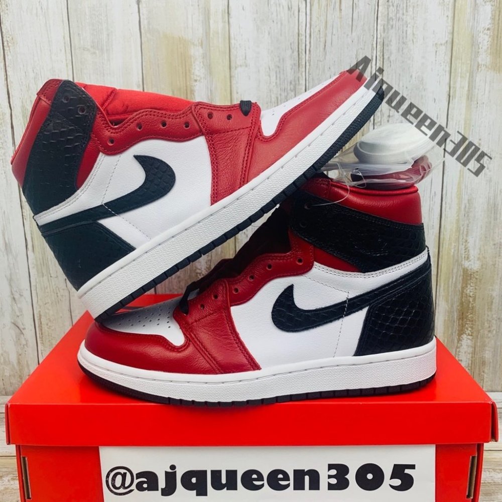 Air Jordan 1 Retro High OG Stain Snake Chicago - Picture 2 of 6